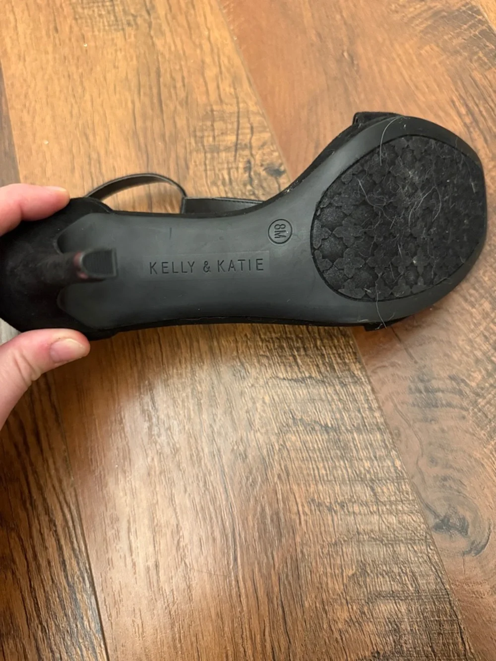 Kelly & Katie microsuede upper